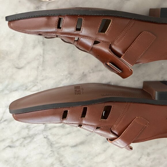 Stacy Adams Calax Men’s Cognac Brown Fisherman Dress Sandals Size 13M New Box main image 12